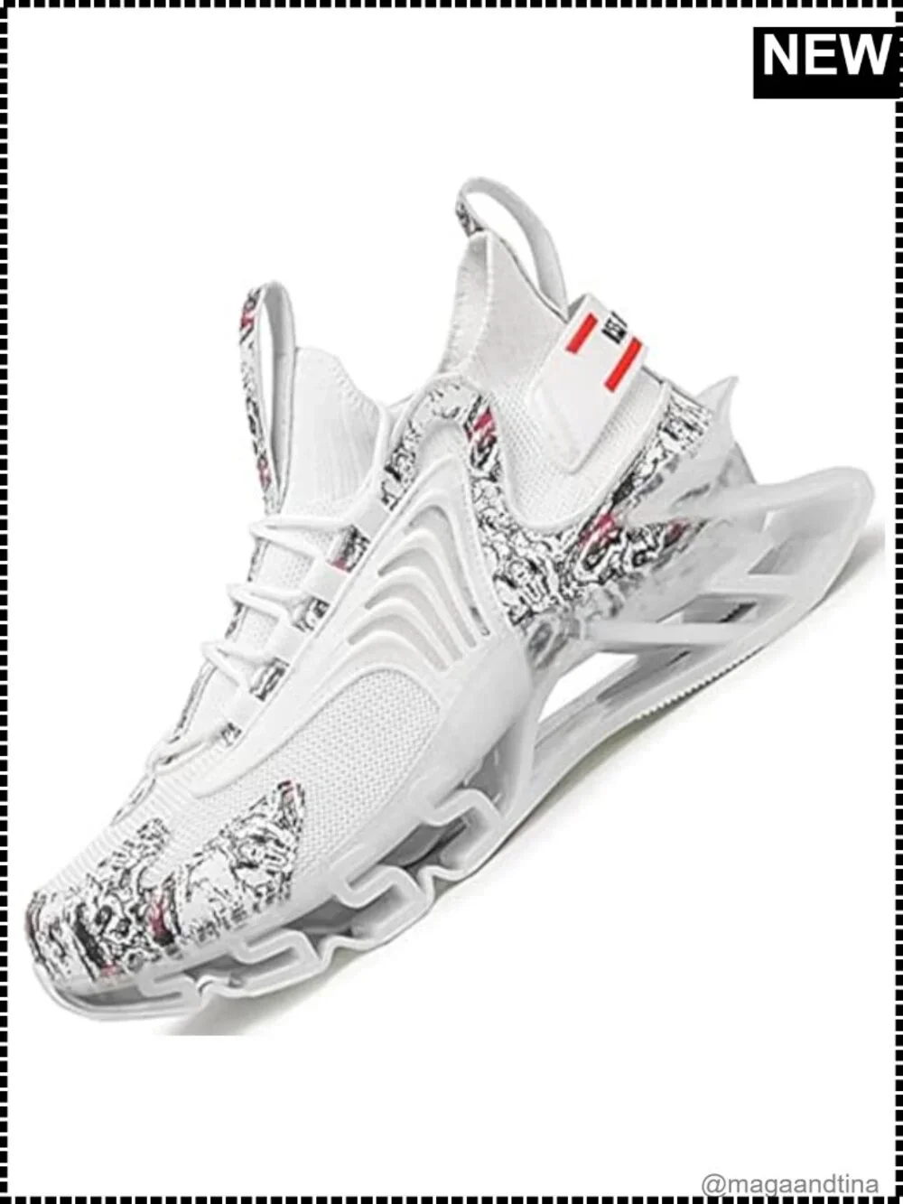 Men's Trail Running Sneakers Breathable Mesh Athletic Shoes